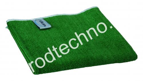 691142, Микрофибра Basic microfibre cloth, 40 x 40 cm, зеленый  Vikan
